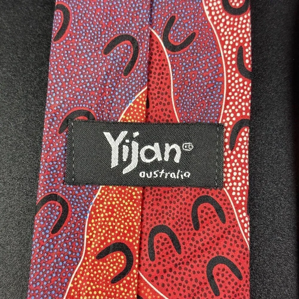 YIJAN Australia Neck Tie Mens Red Crow Women Dreaming Maureen Hudson Nampajimpa